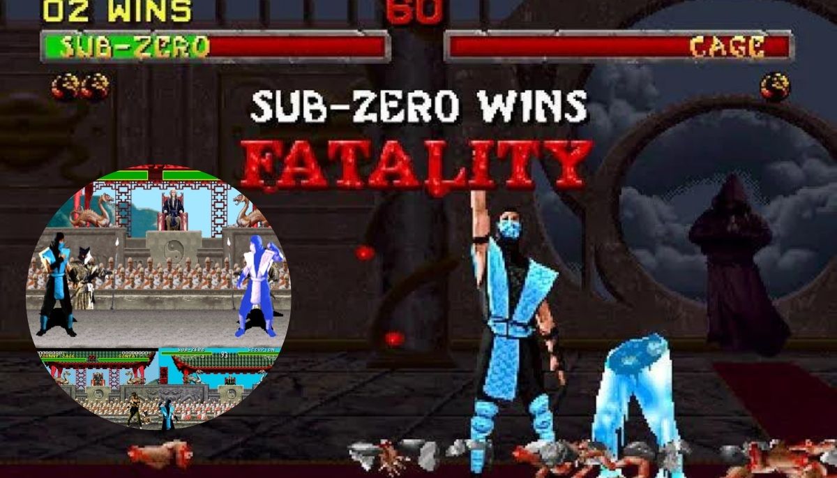 Mortal Kombat 1 Sub Zero Fatality Sega Genesis